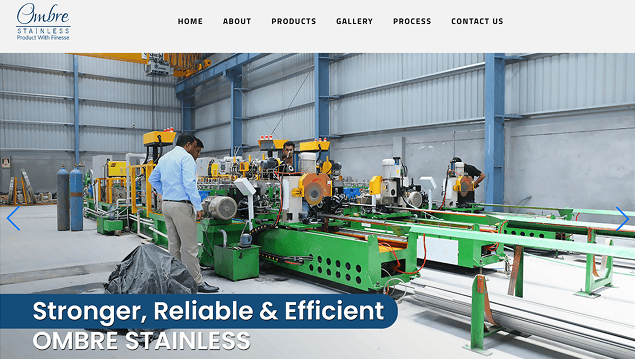 Ombre Stainless production line